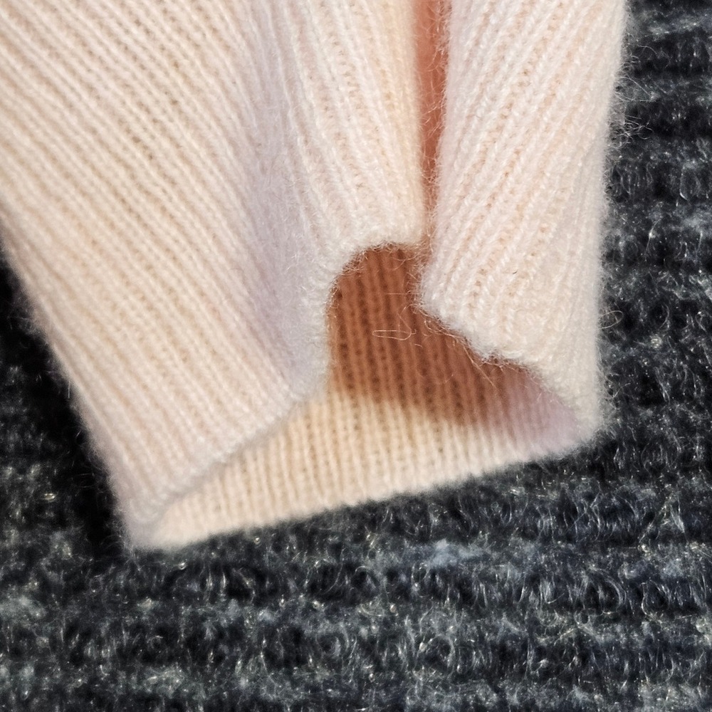 Charter Club Luxury Cashmere Sweater Womens XL Peach Pink Crewneck Knit Pullover - Picture 6 of 8